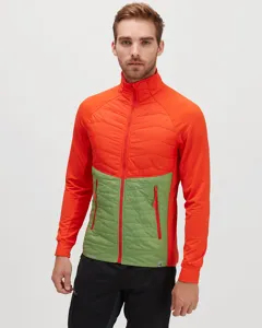 Ocieplana bluza męska Silvini Grado pomarańczowo/zielona Ocieplana bluza męska Silvini Grado pomarańczowo/zielona