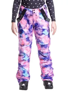 Damskie spodnie SNB & SKI Meatfly Foxy fioletowo-różowe Damskie spodnie SNB & SKI Meatfly Foxy fioletowo-różowe