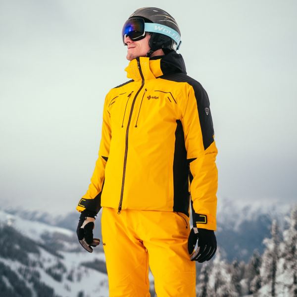 Męski strój narciarski HYDER żółty