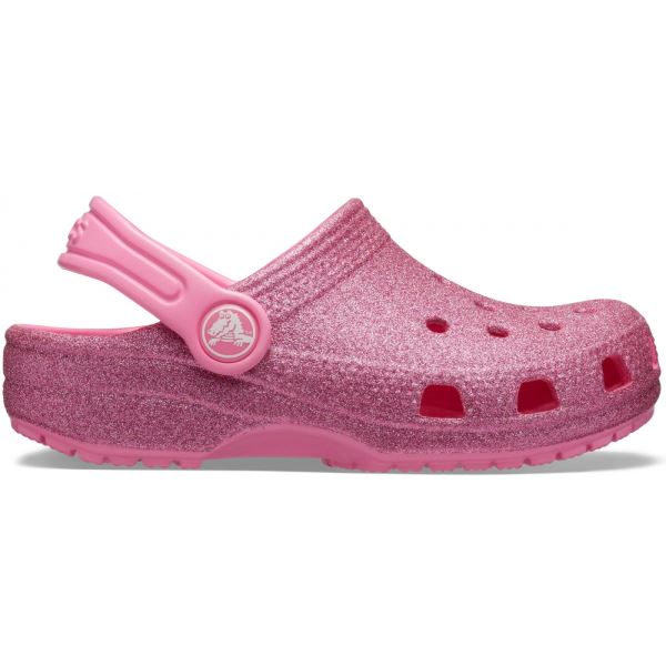 Buty dziecięce Crocs CLASSIC GLITTER różowe
