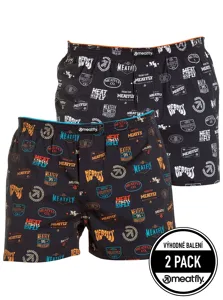 Męskie spodenki Meatfly Agostino H w kolorze czarnym Męskie spodenki Meatfly Agostino H w kolorze czarnym