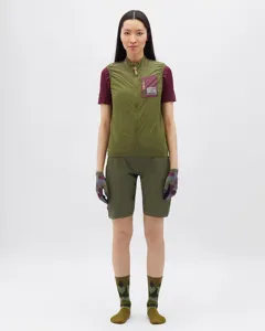 Damska kamizelka żwirowa Silvini Caira zielono/różowa Damska kamizelka żwirowa Silvini Caira zielono/różowa