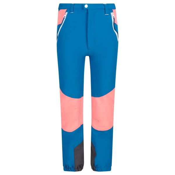 Spodnie dziecięce Regatta TECH MOUNTAIN kerosene blue / fiery pink