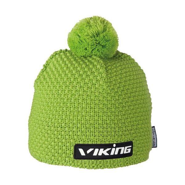 Unisex czapka zimowa z merynosów Viking BERG zielona UNI