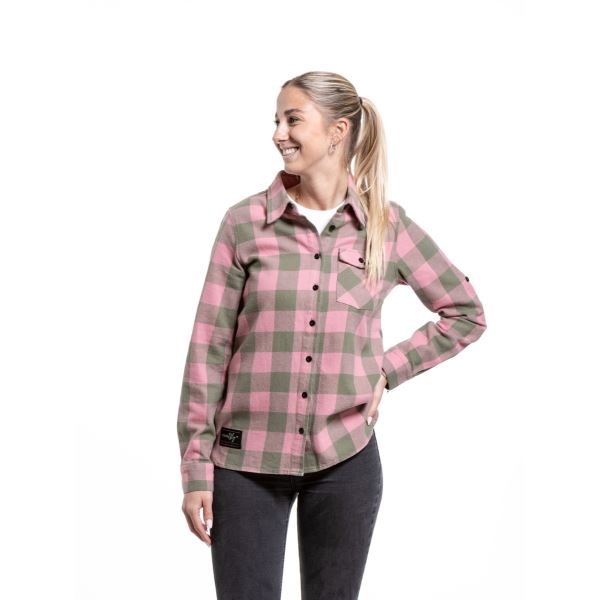 Koszula damska Meatfly Olivia 2.0 Premium różowo/zielona