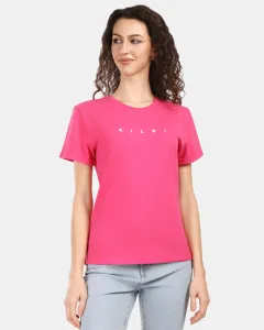 Koszulka damska bawełniana z krótkim rękawem Kilpi PROLIX-W różowa Koszulka damska bawełniana z krótkim rękawem Kilpi PROLIX-W różowa