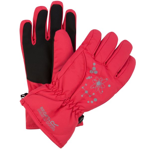 Rękawiczki dziecięce zimowe Regatta ARLIE II różowe