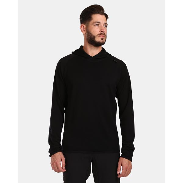 Czarny wełniany sweter męski Kilpi MOSEO-M