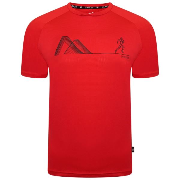 Funkcjonalna koszulka męska Dare2b RIGHTEOUS III czerwona
