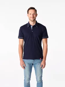 Męska koszulka polo CityZen MASSY kolor ciemnoniebieski/jasnoniebieski Męska koszulka polo CityZen MASSY kolor ciemnoniebieski/jasnoniebieski