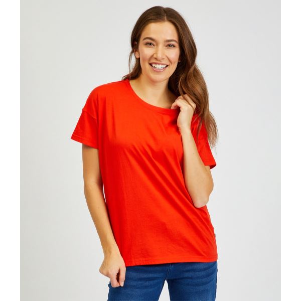 Koszulka damska HALLE SAM 73 czerwona
