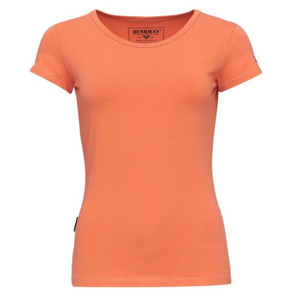 T-shirt damski BUSHMAN ESKA II pomarańczowy
