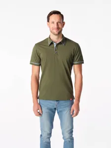 Męska koszulka polo CityZen MASSY khaki Męska koszulka polo CityZen MASSY khaki