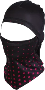 Kaptur unisex Sherpa YETTI czarno-różowy Kaptur unisex Sherpa YETTI czarno-różowy