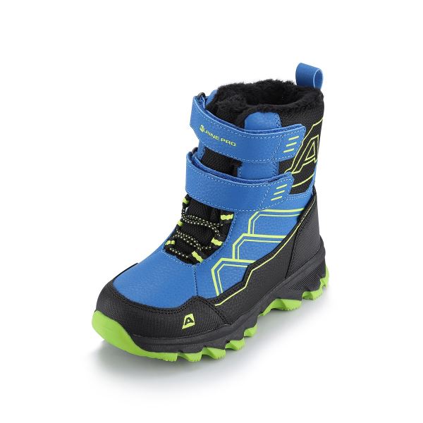 Dziecięce buty zimowe z membraną ptx ALPINE PRO MOCO niebieskie