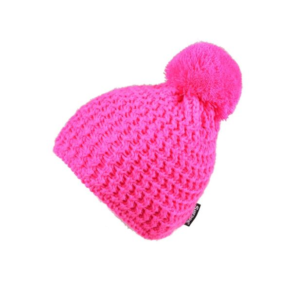 Dziecięca zimowa czapka Sherpa EMMA w kolorze różowym
