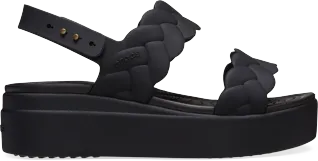 Buty damskie Crocs BROOKLYN Woven czarne Buty damskie Crocs BROOKLYN Woven czarne