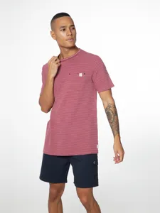 T-shirt męski bawełniany PROTEST NARCISCO czerwony T-shirt męski bawełniany PROTEST NARCISCO czerwony