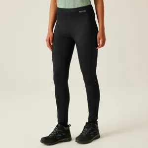 Damskie ocieplane legginsy zimowe Regatta HOLEEN II w kolorze czarnym Damskie ocieplane legginsy zimowe Regatta HOLEEN II w kolorze czarnym