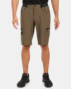 Męskie spodenki outdoorowe Kilpi ASHER-M khaki Męskie spodenki outdoorowe Kilpi ASHER-M khaki