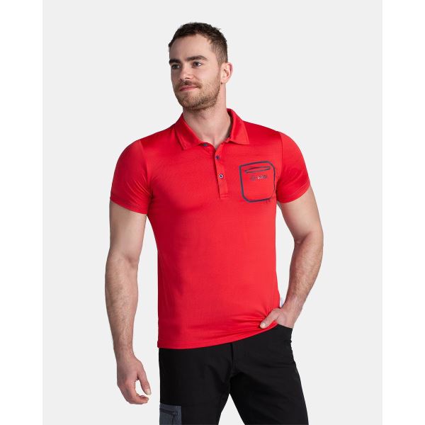 Męska koszulka polo Kilpi GIVRY-M czerwona