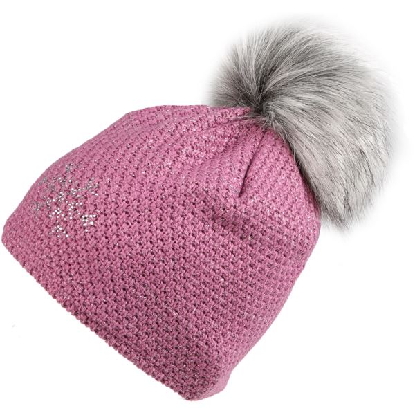 Damska czapka zimowa Sherpa PHAM w kolorze jasnofioletowym