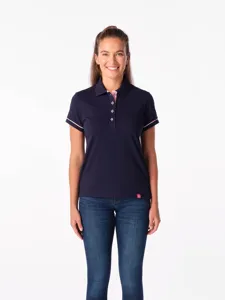 Damska koszulka polo CityZen LOTA w kolorze ciemnoniebieskim Damska koszulka polo CityZen LOTA w kolorze ciemnoniebieskim