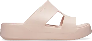 Klapki damskie Crocs CLASSIC PLATFORM H-Strap jasnoróżowe Klapki damskie Crocs CLASSIC PLATFORM H-Strap jasnoróżowe