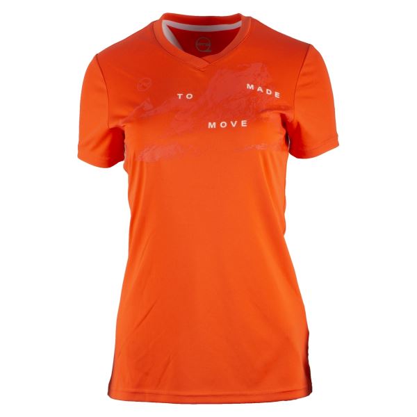 Funkcjonalna koszulka damska GTS 211821 pomarańczowa