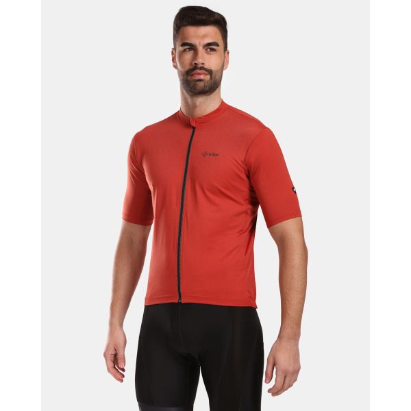 Męska koszulka rowerowa Kilpi CAVALET-M ciemnoczerwona