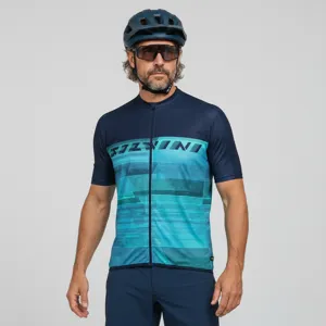 Męska koszulka MTB Silvini Turano w kolorze niebieskim Męska koszulka MTB Silvini Turano w kolorze niebieskim