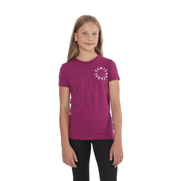 Dziewczęca koszulka z krótkim rękawkiem LEONI SAM 73 różowa