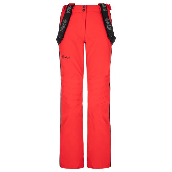 Damskie zimowe spodnie narciarskie KILPI HANZO-W czerwone