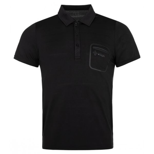 Męska koszulka polo Kilpi GIVRY-M czarna