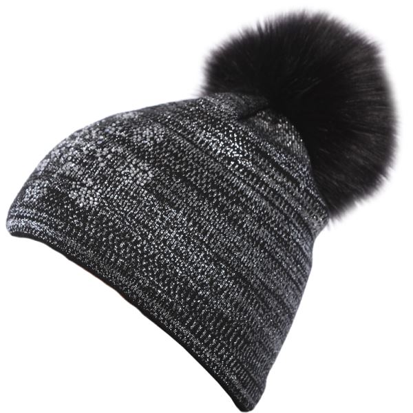 Damska zimowa czapka Sherpa SUZAN czarna
