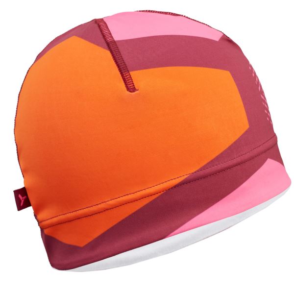 Elastyczna czapka unisex Silvini Averau w kolorze różowo-pomarańczowym