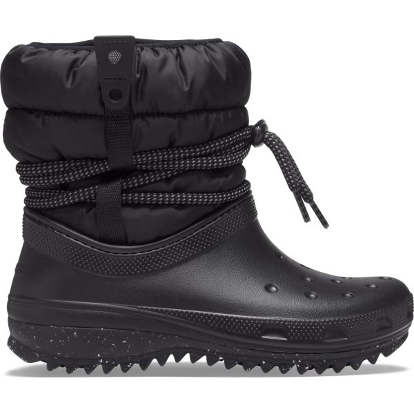 Damskie buty zimowe Crocs Classic NEO PUFF czarne