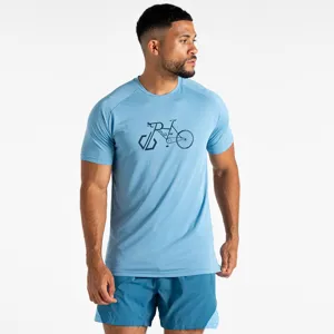 Męska koszulka funkcjonalna Dare2b TECH II jasnoniebieska Męska koszulka funkcjonalna Dare2b TECH II jasnoniebieska