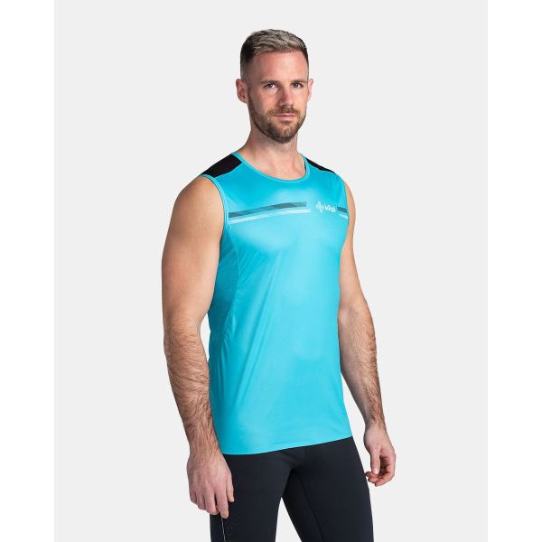 Niebieska męska koszulka do biegania Kilpi AMBY-M