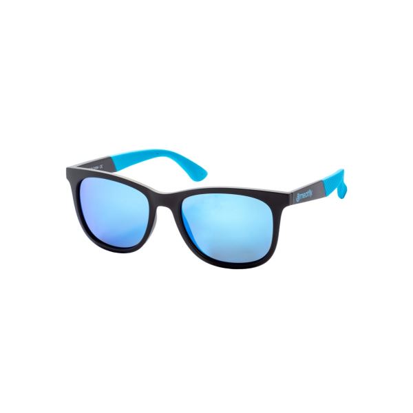 Okulary przeciwsłoneczne Meatfly Clutch 2 S19 B czarno/niebieskie