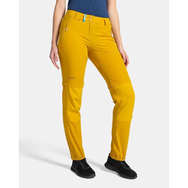 Damskie spodnie outdoorowe Kilpi HOSIO-W żółte