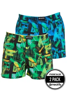 Spodenki męskie Meatfly Agostino Substance niebiesko-zielone Spodenki męskie Meatfly Agostino Substance niebiesko-zielone